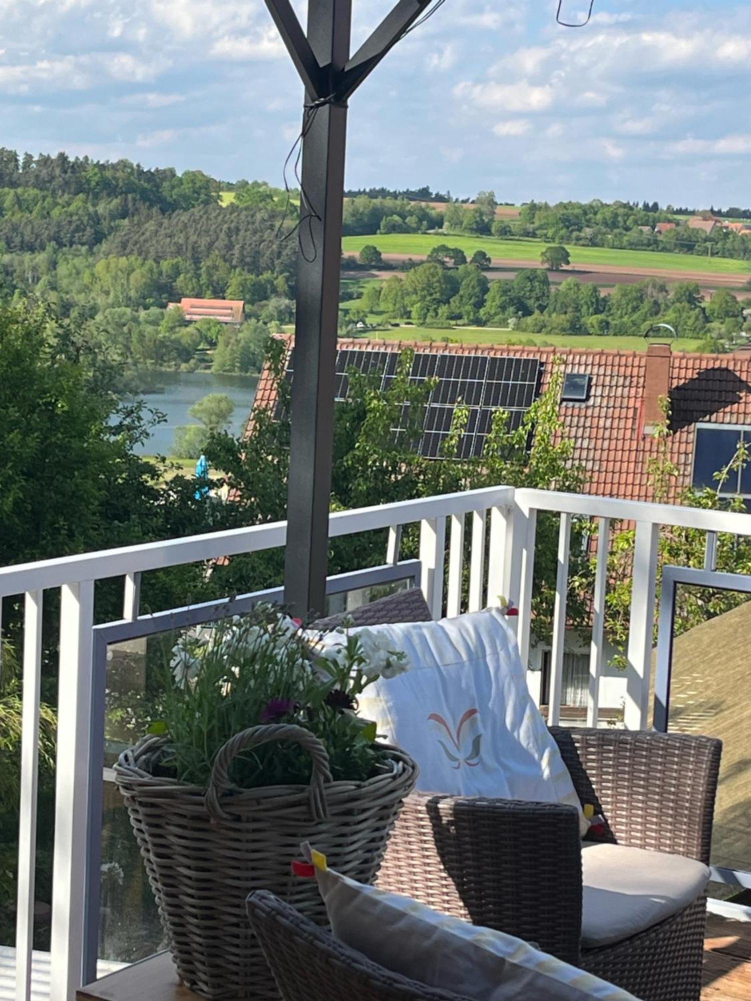 Wohnung Mit Dachterasse Absberg Exterior foto